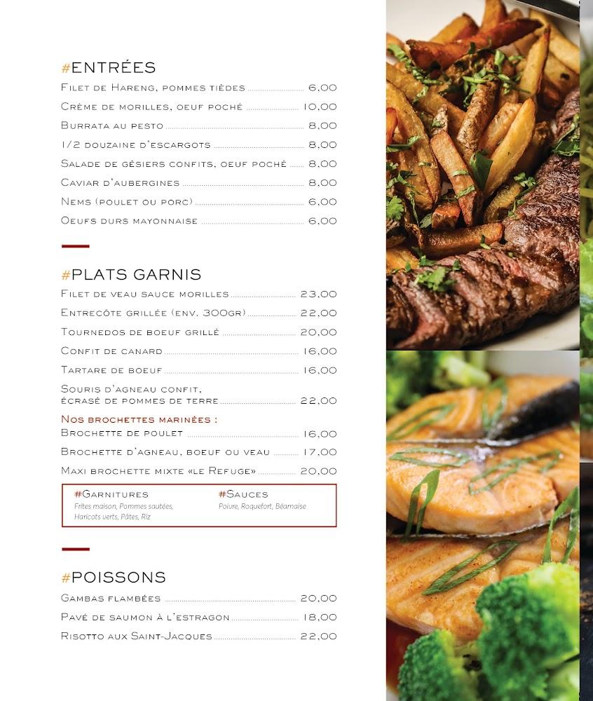 Le Refuge Charenton le Pont - Menu Image 1